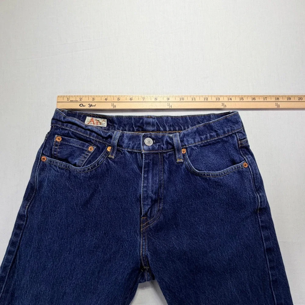 Levi's 502 Original Fit Dark Wash Denim Jeans Mens Size‎ W30 L32